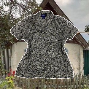 Charter Club Floral Button Up